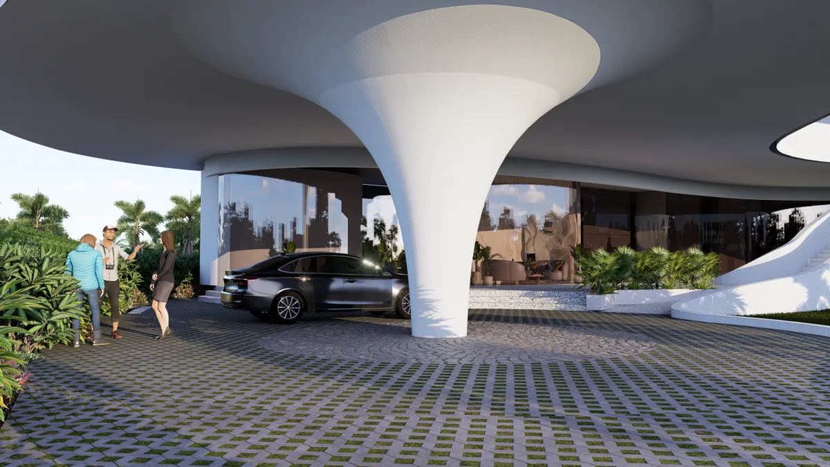 Arrival court at Vakil Metropolis