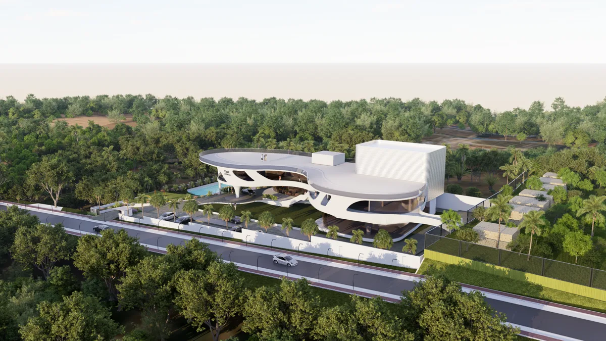 Northwest view at Vakil Metropolis